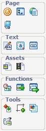 Insert toolbar